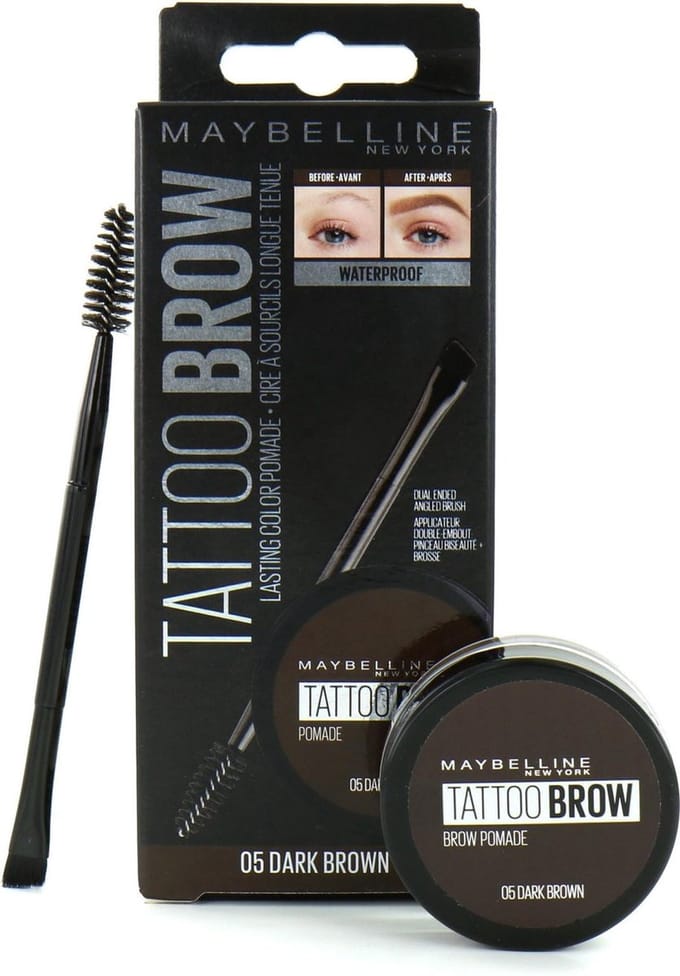 Maybelline - Tattoo Brow Waterproof Pomade 05 Dark Brown