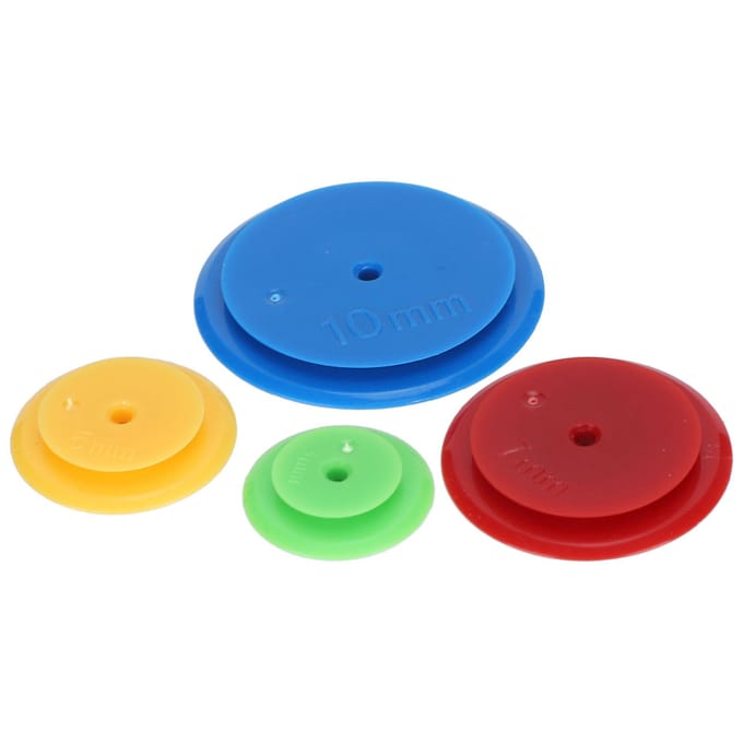 16 Stuks Kleermakers Naaien Tekengereedschap Rond Patchwork Parallel Spoorwiel DIY Knutselbenodigdheden blue