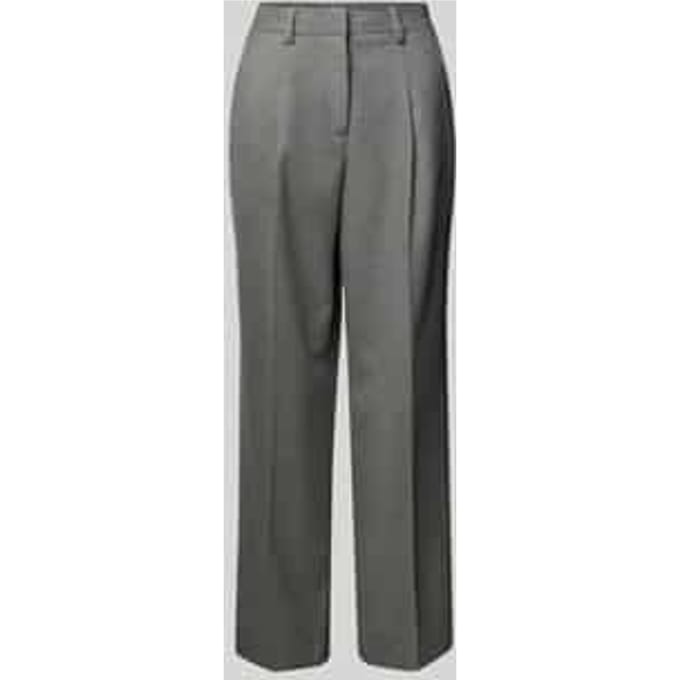 Baggy fit stoffen broek met persplooien
