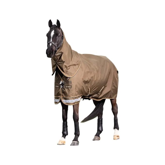 Waterdichte paardendeken met halsbedekking LeMieux Arika Ripstop 200g