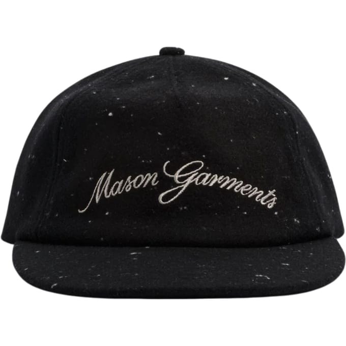 Mason Garments Cap Cotone Petten Zwart Acc-28
