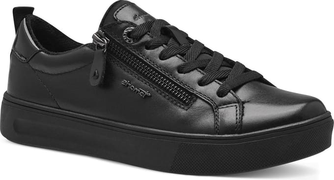 Tamaris Comfort Essentials Dames Sneakers - Zwart NAPPA