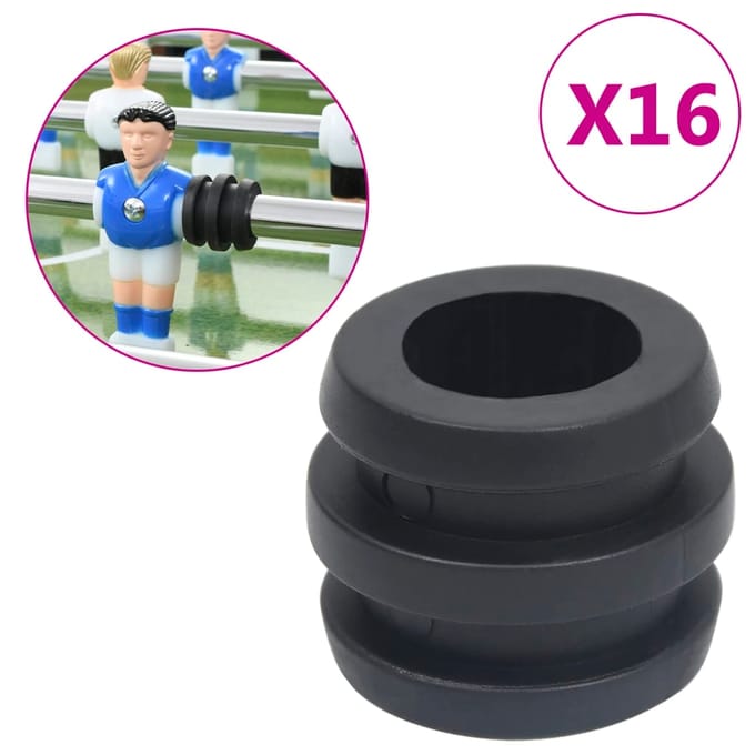 vidaXL - Stangstopper - tafelvoetbal - 16 - st - 15,9/16 - mm