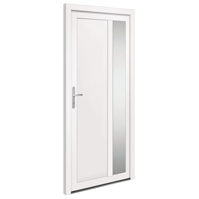 vidaXL Voordeur 98x208 cm PVC wit
