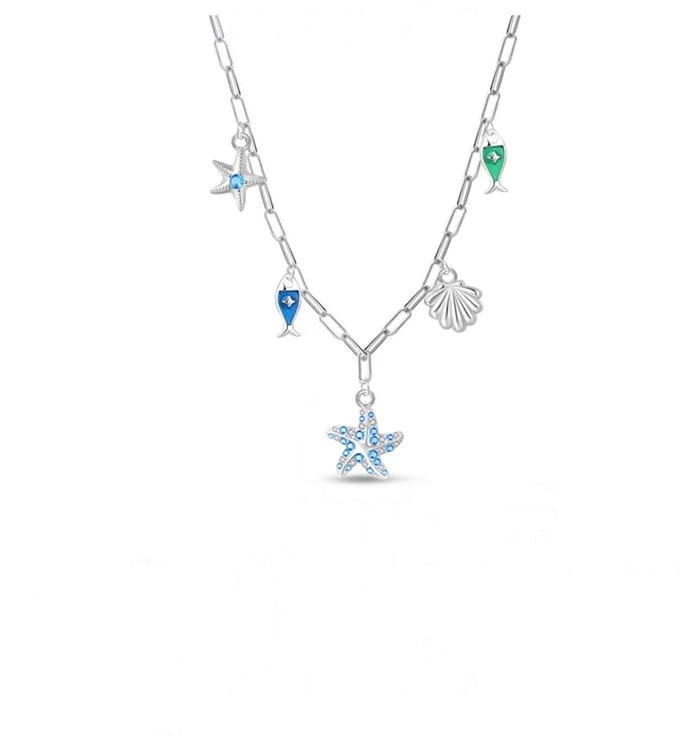 Ketting meisje zeester - schelp