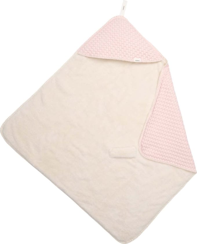 Koeka omslagdoek wafel/teddy Oslo cotton candy 100x105