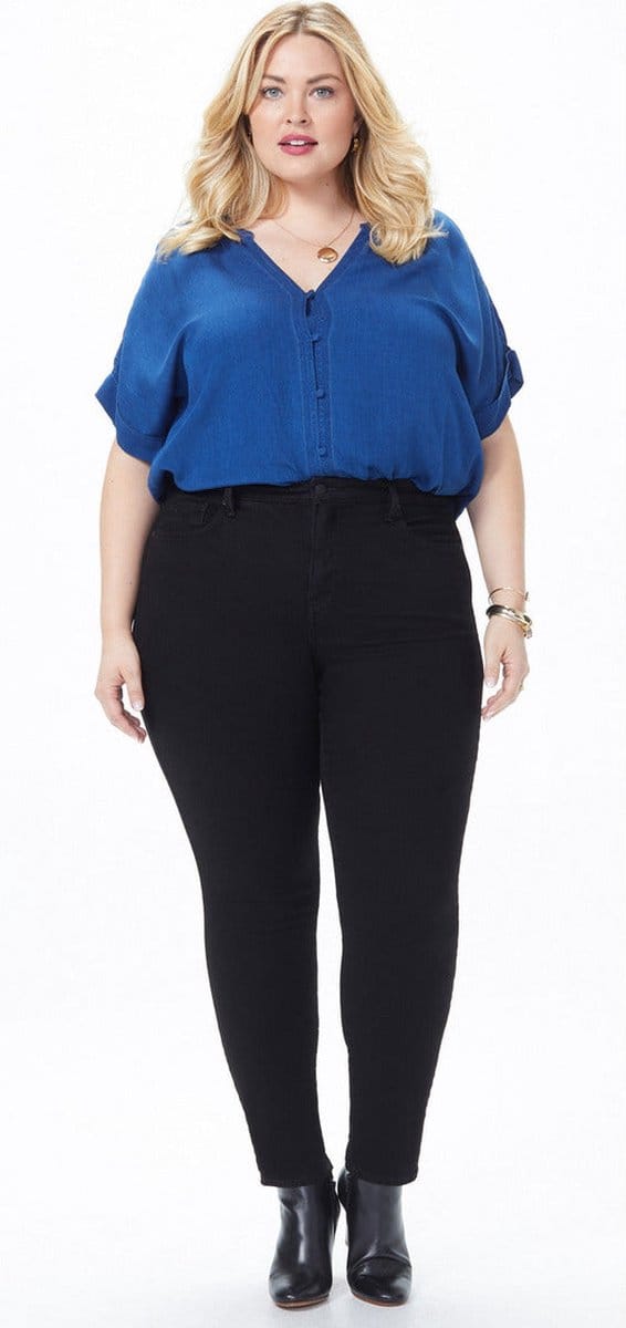 Ami Skinny Jeans Zwart Premium Denim (Plus)