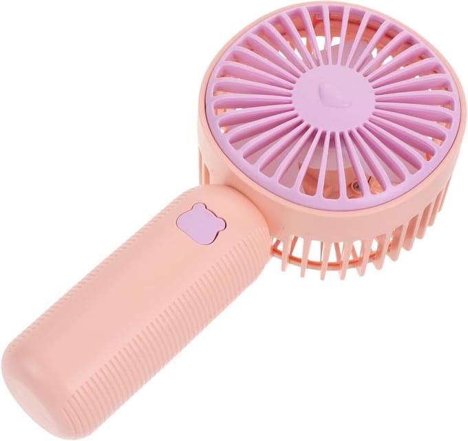 VHV - Handventilator - USB oplaadbare mini ventilator - USB oplaadbaar - voor bureau, reis, tas, camping