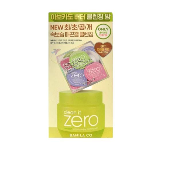 [BANILACO] (tt5) Clean It Zero Verrijkende Boter Reinigingsbalsem Set(100mi+Reiskit) beige