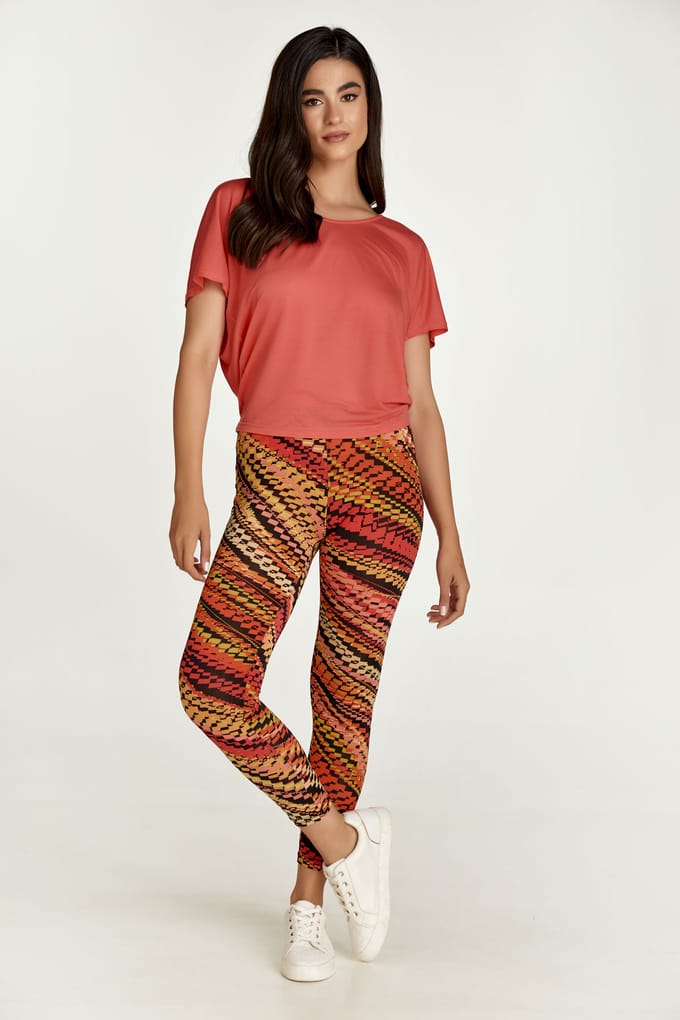 Koraal Drape Back Top