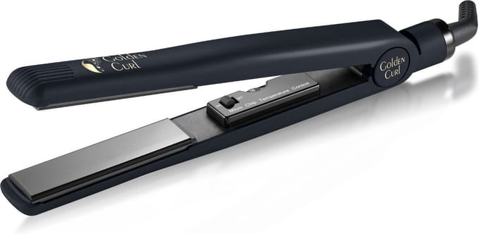 Golden Curl Titanium Straightener IL Nero Black