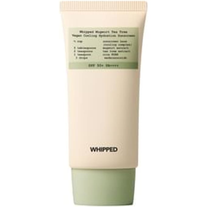 WHIPPED - Mugwort Tea Tree Vegan Cooling Hydration Sunscreen 50ml