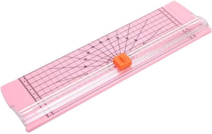 Papier snijmes - Papier snijmachine - Diy projecten - Neat cut - A4 formaat - Roze