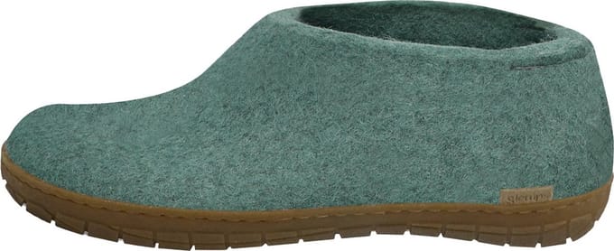 glerups Dames en Heren slippers rubberen zool
