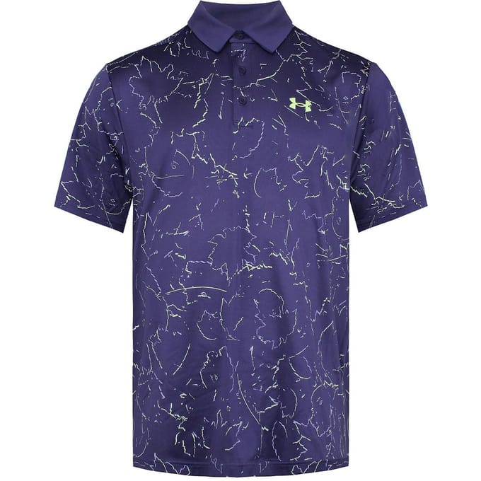 Under Armour Playoff 2.0 Heren Paars Poloshirt