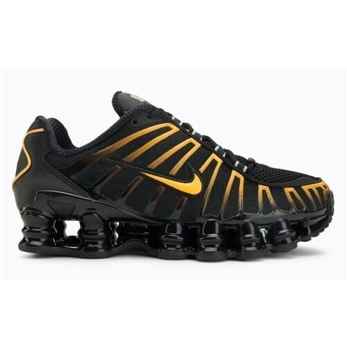 Nike Shox Sneakers Heren - Zwart - Maat 44 - Synthetisch, Textil