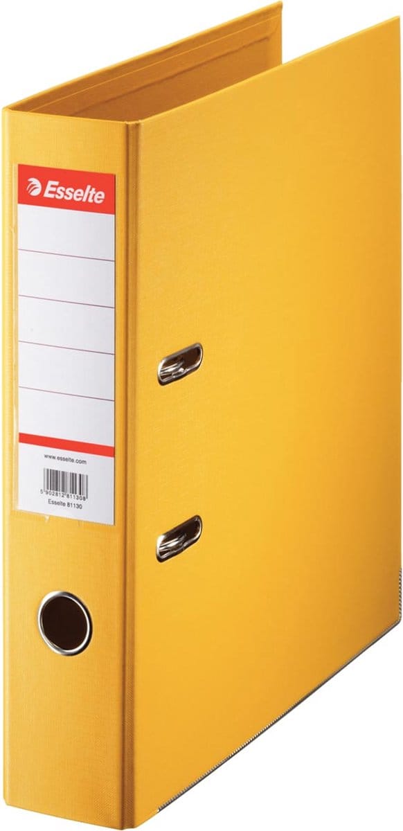 Esselte ordner Power N°1 geel, rug van 7,5 cm 10 stuks