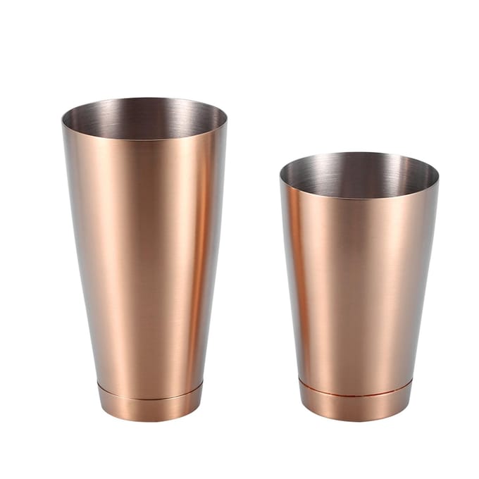 Roestvrij Staal Stevig Duurzaam Cocktailbeker Shaker Bar Thuis Keuken Tool(Rosegoud) beige