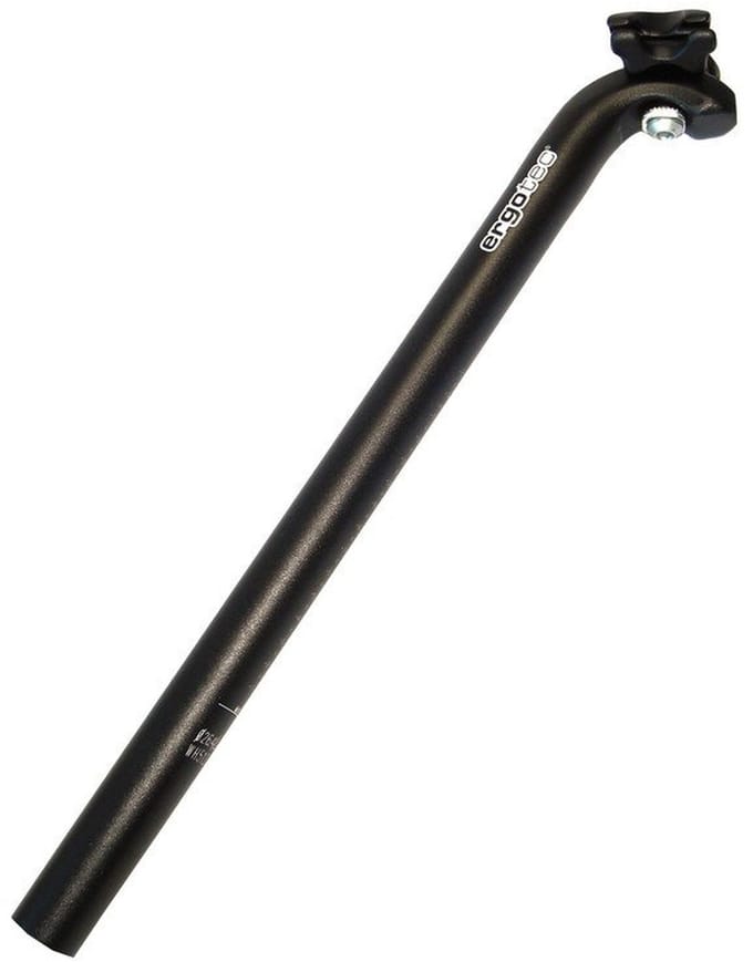Ergotec Zadelpen Vast Hook 25,4 X 400 Mm Aluminium Zwart