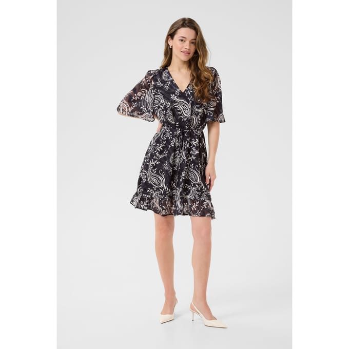 Jurk KAlecta Regular fit black white