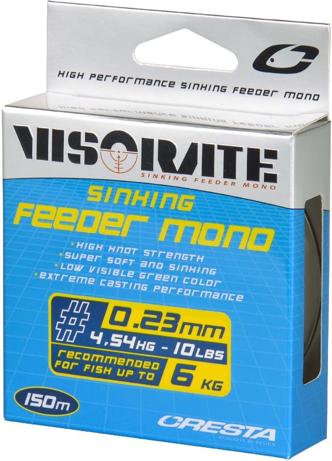 Cresta Visorate Sinking Feeder Mono 150m 0,18 mm 2,72kg