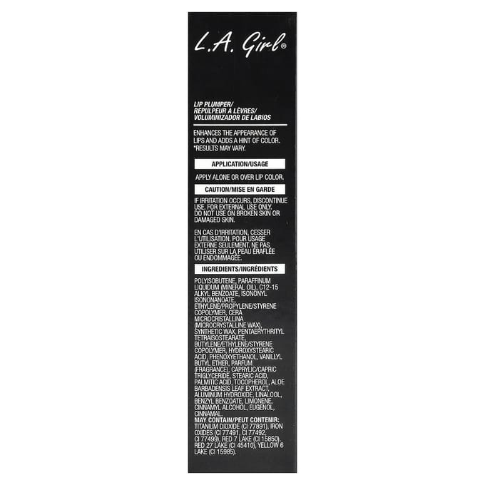 LA. Meisje, Lip Plumper, Mood Gloss, GLP530 Zwarte Kers, 13ml (0,44 fl oz) black