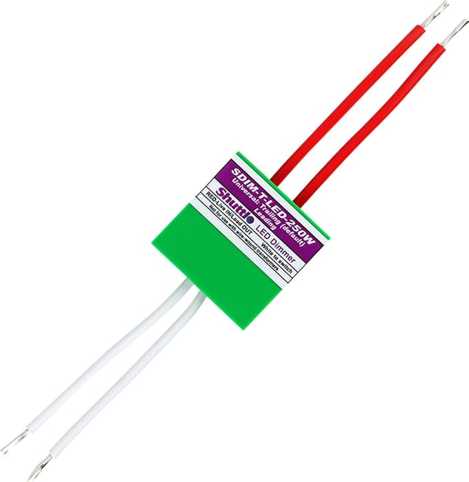 Shuttle dimmer LED/halogeen universeel 250W