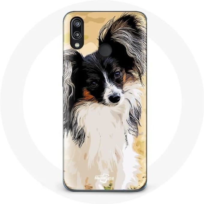 Coque pour Huawei P20 Lite Épagneul nain continental papillon Race de chiens