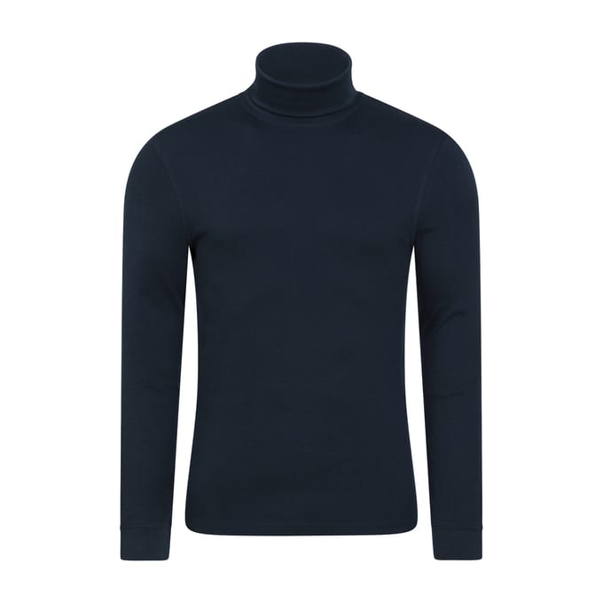 Mountain Warehouse Heren Meribel Katoenen Thermo Top (Marine)