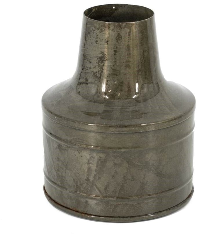 Metalen vaas olive