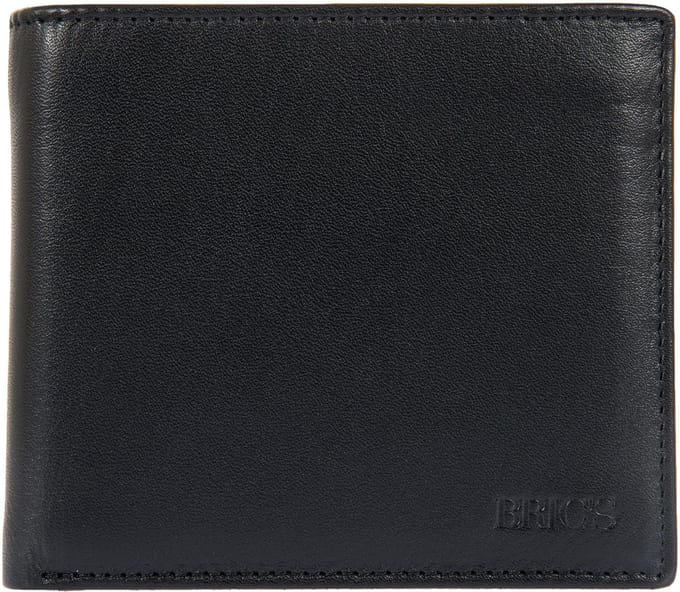 BRIC'S Leren Portemonnee Bernina Wallet Black Zwart