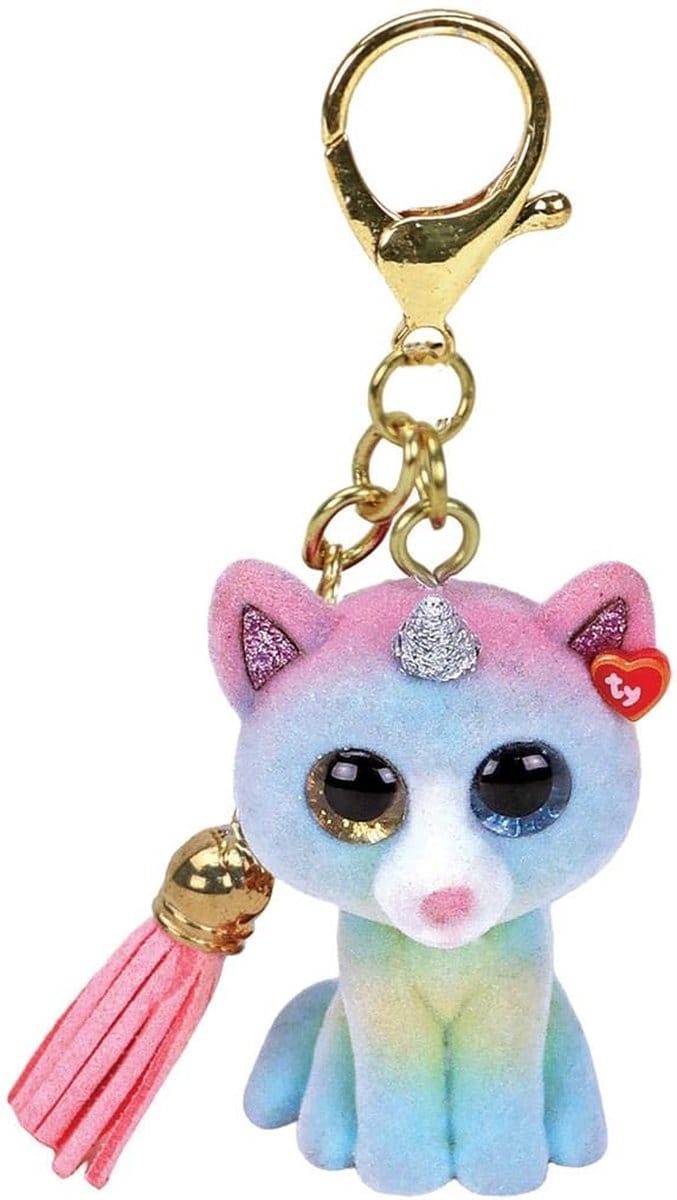 Ty Mini Boo's Clip Heather Cat  9cm