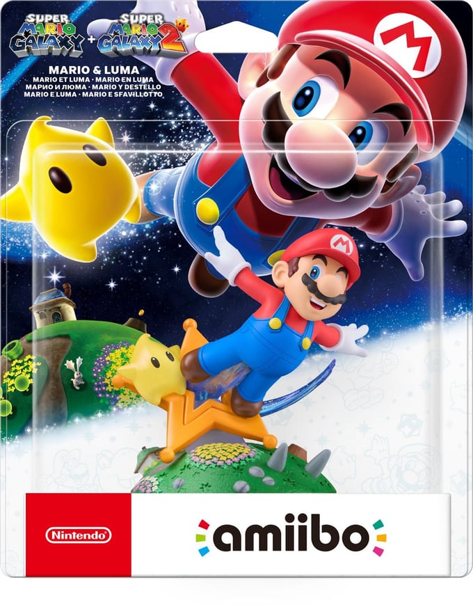 Nintendo Switch Amiibo Super Mario Galaxy - Mario & Luma Games