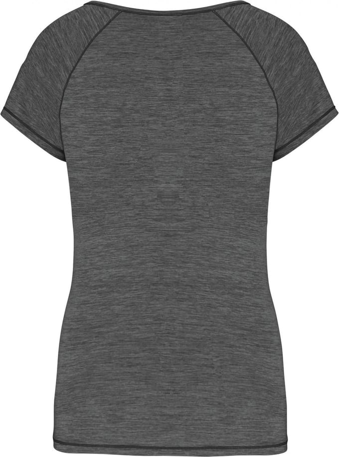 PROACT® Ecologisch dames sport T-shirt PA4020 - Marl Dark Grey - M