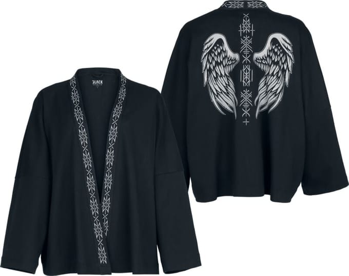 Black Premium by EMP Cardigan - Celtic Blessing - voor Vrouwen - zwart