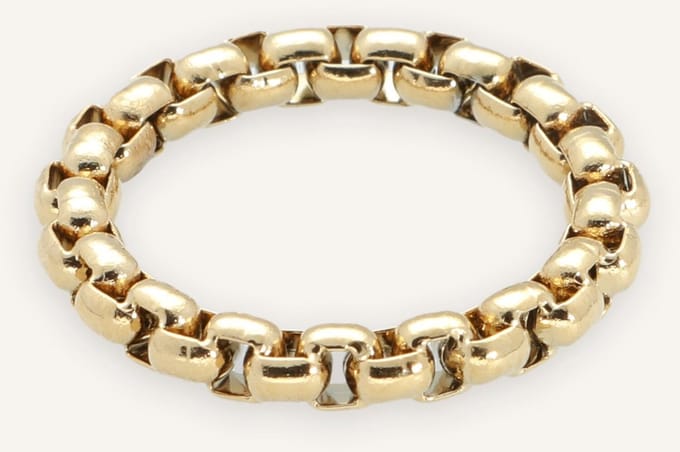 Notre-V Ring 1 Sieraden Dames - Goudkleurig - Maat ONESIZE