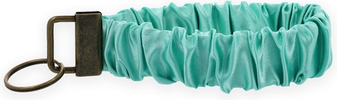 Lajetti Scrunchie Sleutelhanger Turquoise - Sleutelbos