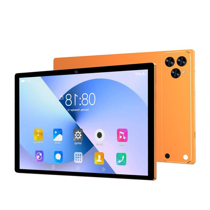 Android Tablet 10,1 inch 8GB RAM 256GB ROM Dual SIM 4G WiFi 10.1 zwart