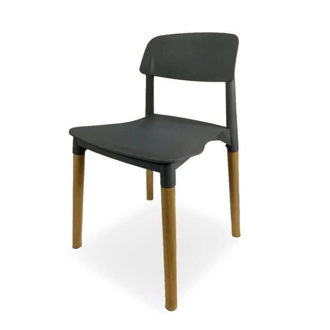 Chaise - VERSA - Versa - Gris - 1 place - 45 x 76 x 42 cm gris