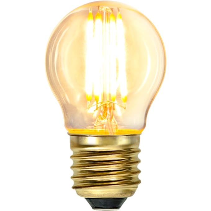 Kogellamp - E27 - 4.5W - Super Warm Wit <2200K - Dimbaar - Filament - Helder