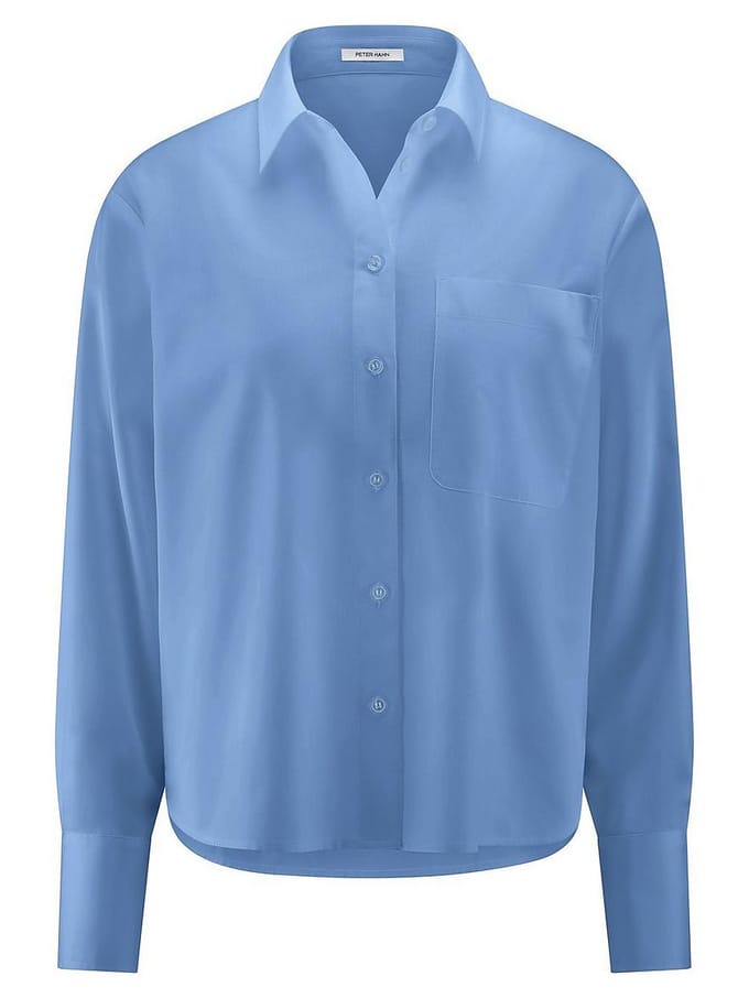 Blouse Van Peter Hahn blauw