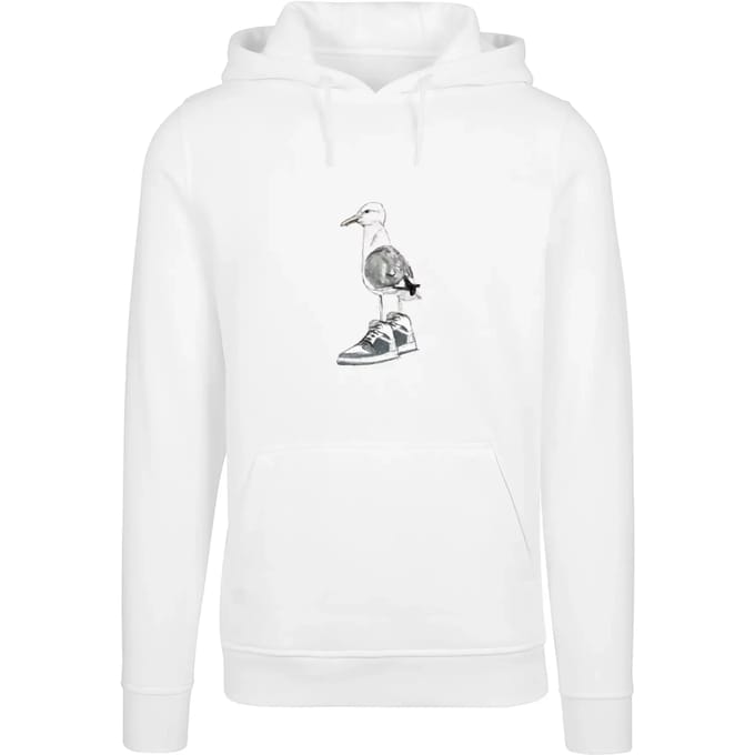 Mister Tee - Seagull Sneakers Hoodie/trui - S - Wit