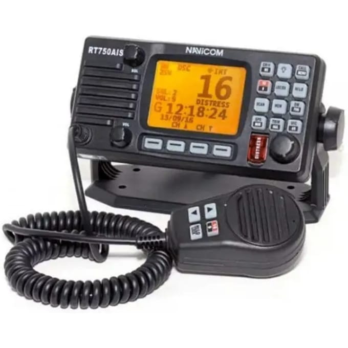 Vaste Vhf met geïntegreerde antenne GPS intégrée Navicom RT750