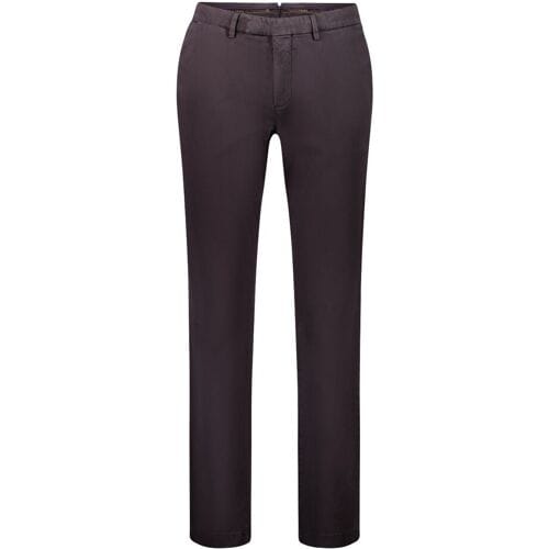 Gardeur Broek Tybalt Smooth Satine Weave Soft Touch Finest Cotton Donker Bruin / male