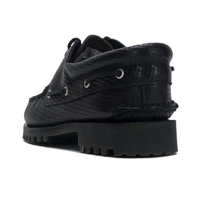 Timberland Authentic Boat Shoe Black Full Grain Brown Taglia: 43 | Scarpe Eleganti Outlet | Uomo | Nero