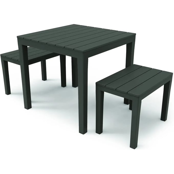 Tuinset tafel met 2 banken Wilsa Garden Papua