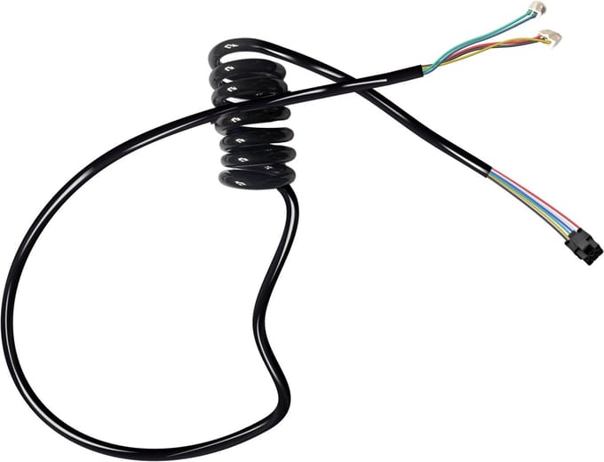 E-Twow, Datakabel voor Elektrische Step - Vierkante Stekker 5-pins, Zwart