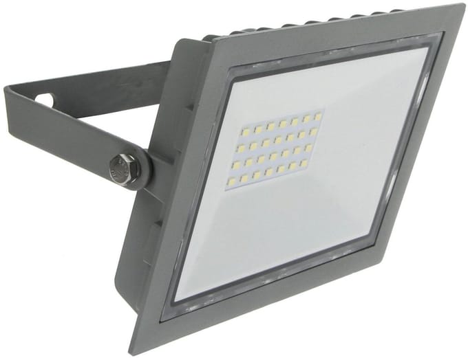 Prolight LED Straler 20W - 1600 Lumen - IP65 Floodlight - Grijs