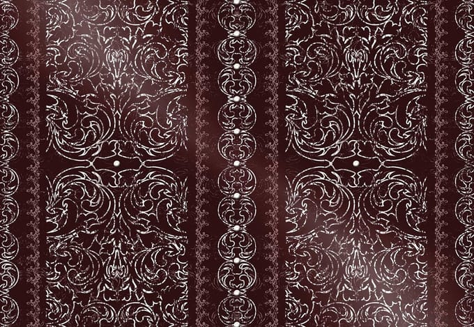 Fotobehang Vintage Pattern | DEUR - 211cm x 90cm | 130g/m2 Vlies