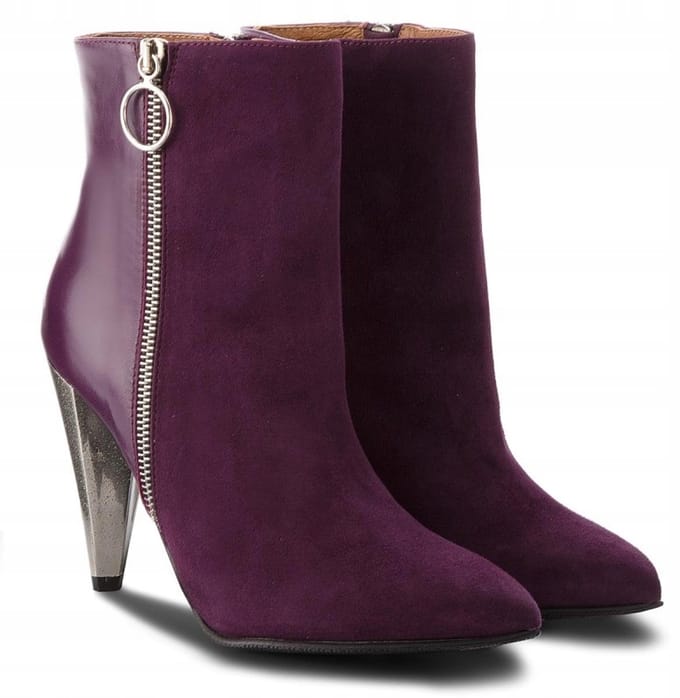 Eva Minge Damesschoenen - Violet - Hoogwaardig Leder - Maat 38